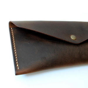 Luxury leather <b>cash</b> <b>envelope</b> with multiple <b>cash</b> compartments premium stitching durable hardware minimalist design for sale - Product Image 3