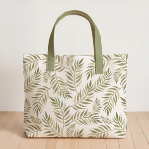 Sac de transport en coton, sac fourre-tout réutilisable en toile avec poignées confortables pour le shopping et les voyages - Product Image 3