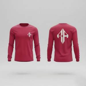 Camiseta de Manga Larga para Hombre, Cuello Redondo, 100% Algodón, Calidad Premium 2026, Estilo Holgado, Casual, Personalizable Bajo Demanda, RIVIAN ATLANTIC - Product Image 1