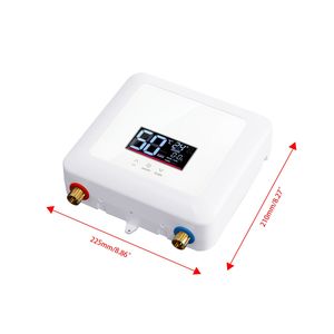 Scaldabagno Elettrico Istantaneo Smart 5500W Bianco Senza Serbatoio con Display Digitale LED 110V, Struttura in Acciaio Inossidabile per Doccia RV - Product Image 6