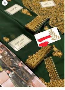 Traje de shalwar kameez verde de alta calidad para mujer, estilo pakistaní e indio, a bajo precio y con MOQ bajo 2026 - Product Image 3