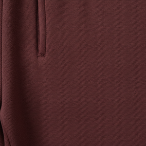 PRO ENTERPRISES Pantalon de survêtement en coton bordeaux pour homme, taille élastique, décontracté, avec poches latérales, léger, tricoté, antistatique, résistant aux acides - Product Image 2