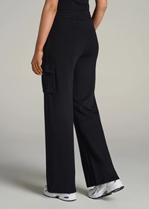 Pantalones Deportivos de Felpa Personalizados para Mujer, Estilo Cargo de Pierna Ancha, Cintura Alta, Cómodos y Casuales - Product Image 2