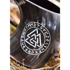 Mug en corne de bœuf de haute qualité avec base en bois, fabriqué sur mesure, mug en corne de Viking pour boire, sans danger pour les aliments, aux prix les plus bas - Product Image 5