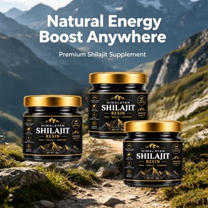 Resina de Shilajit OEM 20g, Shilajit Puro del Himalaya con 82%+ de Ácido Fúlvico y 85+ Minerales Traza, Shilajit Premium para Energía y Resistencia - Product Image 2