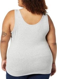 Camiseta sin mangas de algodón elástico para mujer, estilo racerback, chaleco deportivo, camiseta sin mangas para estilo de vida activo, fábrica de prendas OEM ODM - Product Image 5