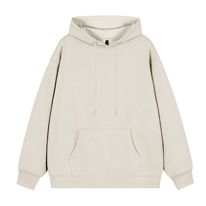 Sweat-shirts d'hiver en polaire personnalisés, brodés, imprimés numériquement, perlés, épais, 100% coton, coupe classique, avec cordon de serrage et poche, haute qualité - Product Image 3