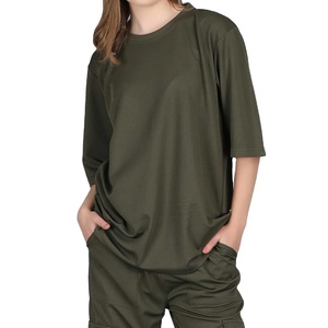 เสื้อครอปท็อปผู้หญิง 180GSM สกรีนโลโก้ได้ ทรงวินเทจ ล้างสีแบบแอซิดวอช ผ้าโพลีเอสเตอร์ 100% เนื้อผ้านุ่ม ระบายอากาศดี เสื้อยืดสาวเซ็กซี่ - Product Image 6