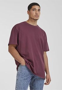 เสื้อยืดโอเวอร์ไซส์ผู้ชายขนาดใหญ่ 300 กรัม ผู้ผลิตเสื้อยืดแฟชั่นผ้าฝ้ายทรงโอเวอร์ไซส์ เสื้อยืดทรงบ็อกซี่แบบเรียบสำหรับเสื้อผ้าผู้ชาย - Product Image 4