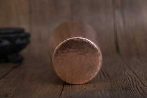 Taza de Cobre Ecológica Personalizada, Taza de Latón Martillado Vintage para Moscow Mule, Cerveza, Café, Uso Doméstico y de Vino, Artesanía MS - Product Image 3