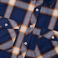 Chemise en flanelle tricotée grande taille pour homme, en coton doux, à carreaux, décontractée, respirante, à manches longues, pour la moto, vente en gros