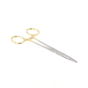 Porte-aiguille microvasculaire en acier inoxydable de haute précision pour microchirurgie, procédures vasculaires manuelles, conforme aux normes de sécurité CE - Product Image 3