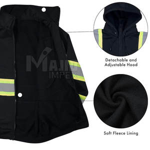 เสื้อผ้าสำหรับงานกลางแจ้งที่อบอุ่นและทนทาน เสื้อฮู้ดสำหรับทำงานที่อบอุ่นและทนทานสำหรับผู้ชาย เสื้อฮู้ดสำหรับผู้ชายที่ใส่สบายและทนทาน - Product Image 4