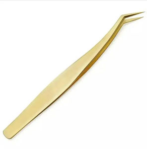 Pinzas Profesionales Premium Kaamir Instruments de Acero Inoxidable para Extensión de Pestañas, Antimagnéticas, Punta Suave, Mango Cómodo - Product Image 2