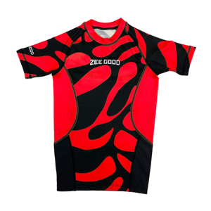 Wholesale Camo <b>Design</b> Short Sleeve Kids Mma <b>Compression</b> Rashguard <b>Custom</b> Bjj Rash Guard <b>Compression</b> <b>Shirts</b> - Product Image 1
