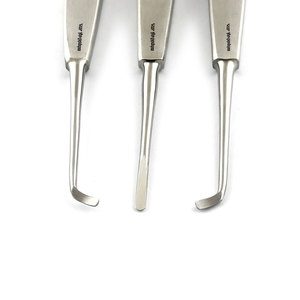 Juego de 3 Elevadores Dentales Warwick-James Rectos, Izquierdo y Derecho, Instrumentos Quirúrgicos para Extracción de Dientes y Elevación de Raíces - Product Image 5