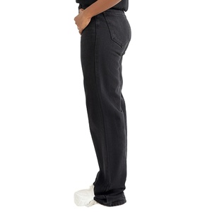 กางเกงยีนส์สีดำสบายทรงหลวมสำหรับผู้หญิงกางเกงยีนส์กลางแจ้งกางเกงยีนส์สำหรับผู้หญิง - Product Image 2