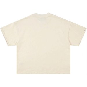 T-shirts pour hommes de haute qualité, coupe ample, épaules tombantes, coton lourd, logo imprimé personnalisé, fournisseur de streetwear, vêtements d'été pour hommes - Product Image 2