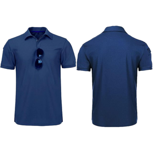 เสื้อกอล์ฟผ้าแคนวาสปักลายตามสั่งขายส่ง ผ้าฝ้าย 100% สำหรับผู้ชาย จำหน่ายจำนวนมาก - Product Image 1