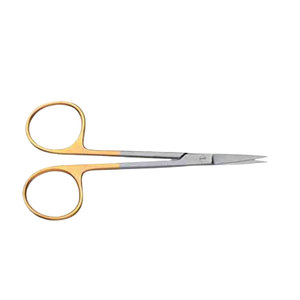 Ciseaux ophtalmiques en acier inoxydable, bords de coupe fins, durables, conception précise, manipulation confortable, chirurgie orthopédique - Product Image 1