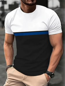 Camisetas de Hombre 100% Poliéster 220g, Cuello Redondo, Manga Corta, Estampado Digital y por Transferencia de Calor, Transpirables, de Secado Rápido - Product Image 3