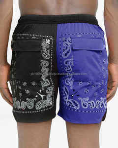 Pantalones cortos de malla casuales de moda de verano para hombres Cintura elástica Diseño de sublimación impreso Hecho en Pakistán - Product Image 3