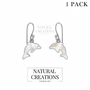 ต่างหูเงินแท้ 925 ประดับมุกทรงโลมา ดีไซน์หรูหราทันสมัย เหมาะสำหรับงานแต่งงานและเป็นของขวัญ - Product Image 2