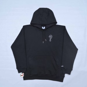 Conjunto Deportivo de Algodón Negro para Hombre, con Capucha, Manga Larga, Estilo Casual para Otoño, Corte Holgado, con Logotipo de Signo de Interrogación Estampado en la Parte Delantera - Product Image 5