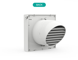 Couvercle <span class=keywords><strong>de</strong></span> ventilation à persiennes 8 pouces et ventilateur d'extraction <span class=keywords><strong>de</strong></span> <span class=keywords><strong>salle</strong></span> <span class=keywords><strong>de</strong></span> <span class=keywords><strong>bain</strong></span> blanc pour une ventilation murale bon marché - Product Image 3