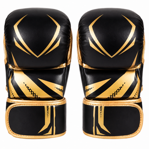 Guantes de Boxeo Oficiales de Piel Sintética PU para Muay Thai, MMA y UFC con Logotipo Personalizado - Product Image 5