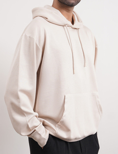 Sudadera con Capucha Extra Grande con Logotipo Personalizado, Especial de Pascua, para Hombre, de Algodón Grueso, Estilo Urbano, con Hombros Caídos y Cierre Completo, Venta al Por Mayor OEM - Product Image 3