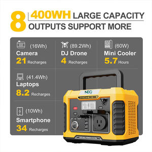NEG Advance 600LFP Generador solar confiable Estación de energía portátil con MPPT para emergencias al aire libre Campi de respaldo para el hogar - Product Image 3
