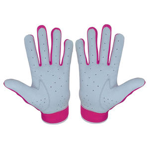 Premium Chanwo Impex Leather Baseball Batting Gloves Full Finger Breathable Anti-Slip Grip Durable Lightweight Training <b>Game</b> - Product Image 2