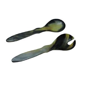 Spinner Dry Salad <b>Kitchen</b> Hand Pull Space Simple Custom Tools <b>Picture</b> Style Room Food Family Holiday Horn Salad Server Spoon - Product Image 1