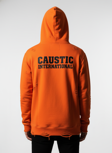 Sudadera con Capucha Vintage Personalizada para Hombre, Felpa Francesa de 400 g/m², Lavada, Estilo Urbano, 100% Algodón, OEM, Envío Directo - Product Image 3