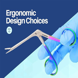 Pinzas de Oreja de Cocodrilo Profesionales de 6.5 Pulgadas con Diseño de Mandíbula Curva, Instrumento Quirúrgico ENT de Acero Inoxidable Premium con Punta Fina - Product Image 4