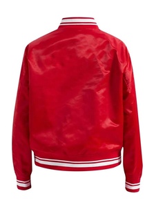 Chaqueta Universitaria de Béisbol Personalizable en Satén, Unisex, Clásica, Transpirable, para Secundaria - Product Image 2