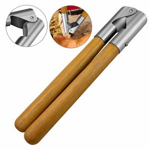Désornisseur de veaux, coupe-ornes 13 pouces, lames en acier tranchantes, manche en bois, outil de désornissement du bétail, équipement vétérinaire pour l'élevage, OEM - Product Image 1