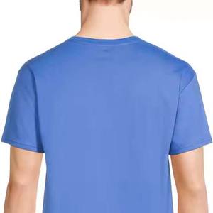 T-shirts graphiques ajustés avec logo personnalisé, T-shirts de sport de haute qualité à col rond, T-shirts respirants à manches courtes en coton, T-shirts Ringer - Product Image 6