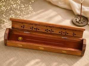 Brûleur à Bakhoor en bois, écologique, fait main, porte-encens pour la fragrance et la décoration de la maison, couleur personnalisée, utilisation intérieure/extérieure - Product Image 5