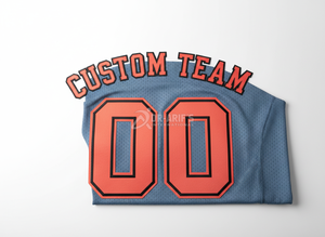 Custom Team American Football Jersey Set Sublimated V-Neck Moisture Wicking <b>Mesh</b> <b>Short</b> Sleeve Elastic Waist Men's Adult Apparel - Product Image 5