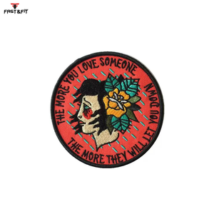 Patchs brodés 3D en PU très tendance pour chapeaux et vêtements, avec bordure thermocollante, couleurs personnalisées, toutes tailles et motifs - Product Image 5