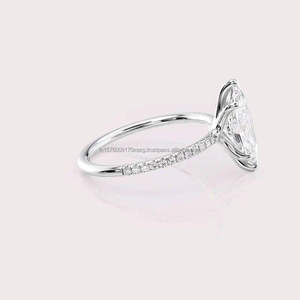 แหวนหมั้นมอสซาไนต์จากซัพพลายเออร์อินเดีย สำหรับคอลเลคชั่นเครื่องประดับสุดหรู งานหมั้น งานแต่งงาน มีจำหน่ายแล้ว - Product Image 5