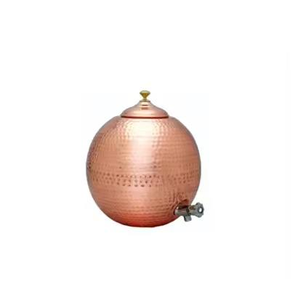 Pot de stockage d'eau en cuivre, distributeur métallique, réservoir d'eau froide pour la distribution d'eau potable avec support, en promotion au meilleur prix - Product Image 3