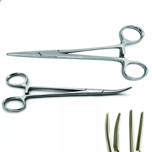 Pinces hémostatiques manuelles en acier inoxydable de qualité supérieure de 6 pouces pour usage chirurgical avec conception de verrouillage droite certifiées CE - Product Image 4