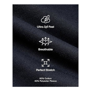 Mens Winter Track Suits Breathable Lightweight Pullover Zip Hoodie Joggers Solid Classic Fit 2 Piece Comfortable Casual - Product Image 6