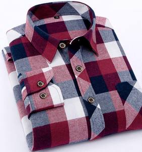 Chemises habillées à manches longues pour hommes, dernière collection, 100 % coton sergé, infroissables, respirantes, séchage rapide, col boutonné, automne - Product Image 3