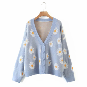 Nouveau style 2026 – Cardigans décontractés unisexe toutes saisons en tricot personnalisé à col ras du cou, manches longues, respirants, anti-plis, doublure en laine - Product Image 5
