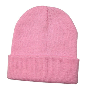 Gorro de Punto Acrílico Económico para Mujer, Gorros de Invierno para Mujer y Hombre, Gorro Unisex Suave y Cálido con Borde Plegado - Product Image 4