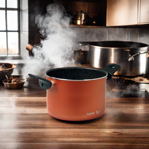 Casseruole antiaderenti in bronzo italiano migliori vendite all'esportazione per l'ebollizione e lo stufato di granito pentole in metallo - Product Image 2